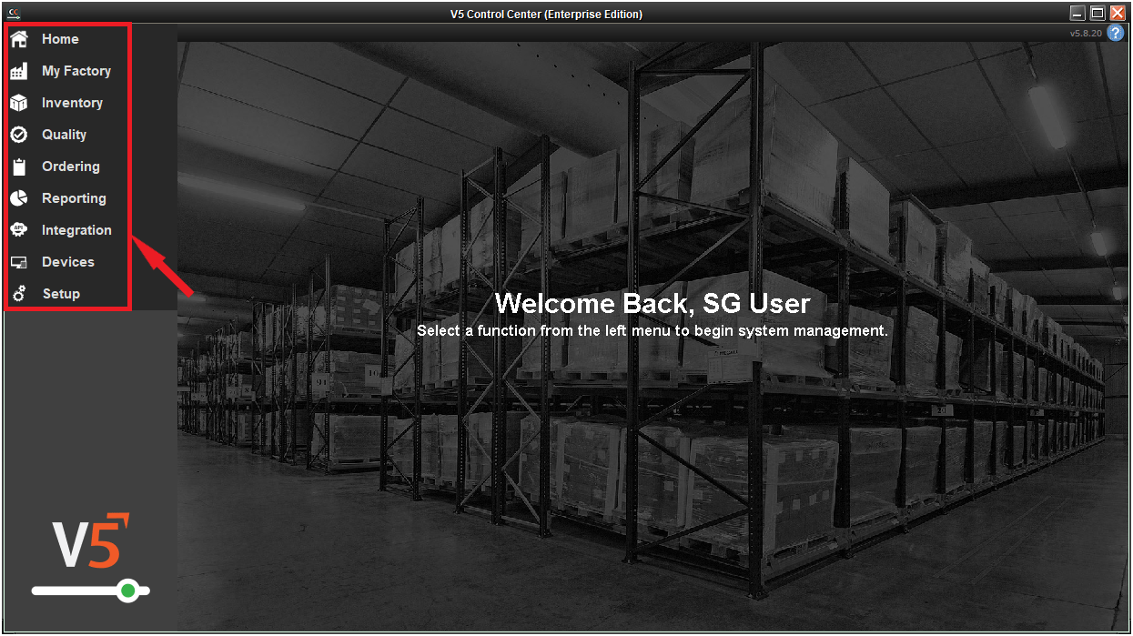 Control Center - SG Systems Global