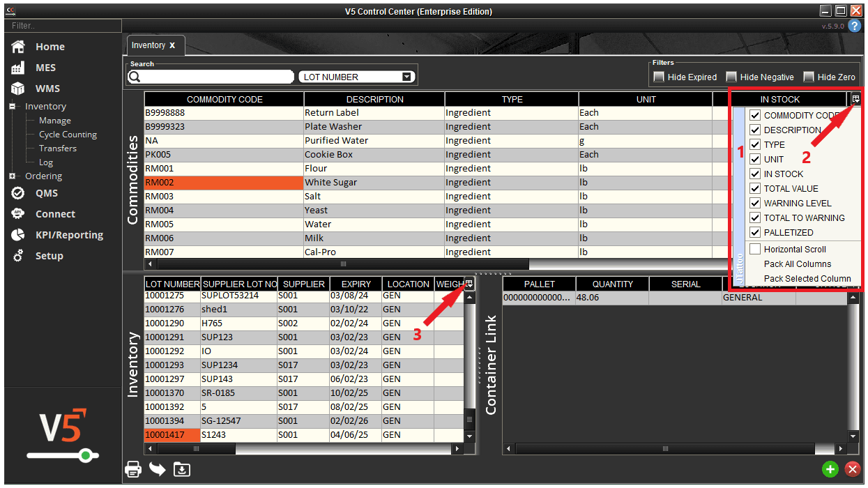 Example Control Center Gui Control Center - SG Systems Global