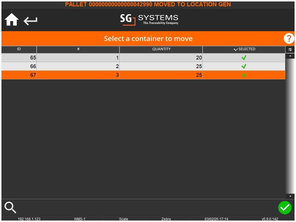 Palletization - Module Guide, V5 Traceability